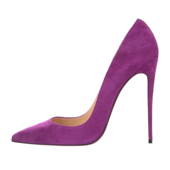 Christian Louboutin So Kate 120 Suede Pumps - Picture 3 of 7